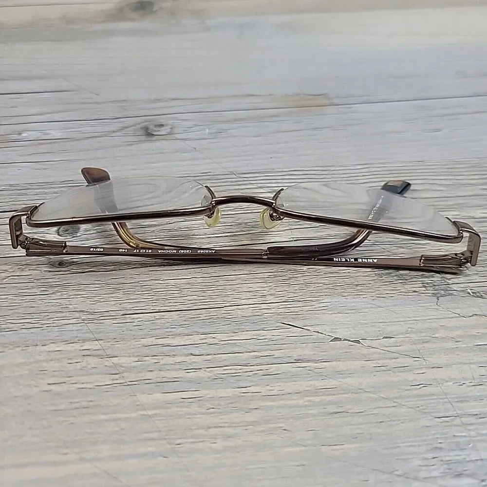 Anne Klein AK5065 (208 )Mocha Eyeglasses 51-17-140 FRAMES ONLY‎